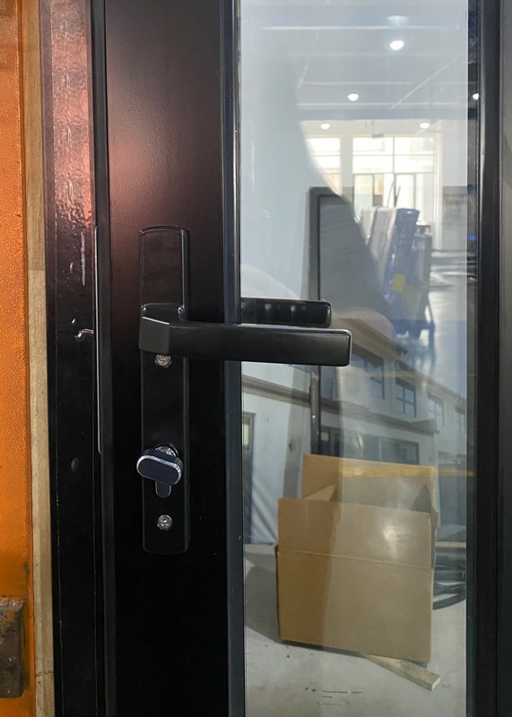 Australian Standard Thermal‑Break Aluminium Hinged Glass Entrance Door