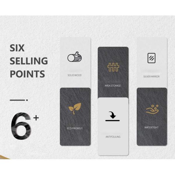 Environmentally Hanging Bathroom Vanity 2 Drawers Wall Mounted