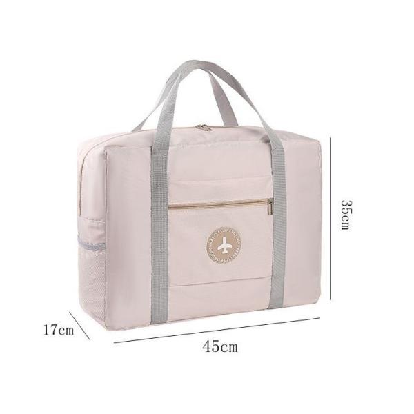 Pink Trolley Zip Up PVC Waterproof Cosmetic Bag Pouch With Handle