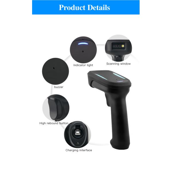 POS блока развертки штрихкода Usb DS5220B Handheld 2d в розницу