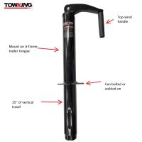 Durable ISO9001 Certification 2000lbs RV Trailer Jack Top Wind