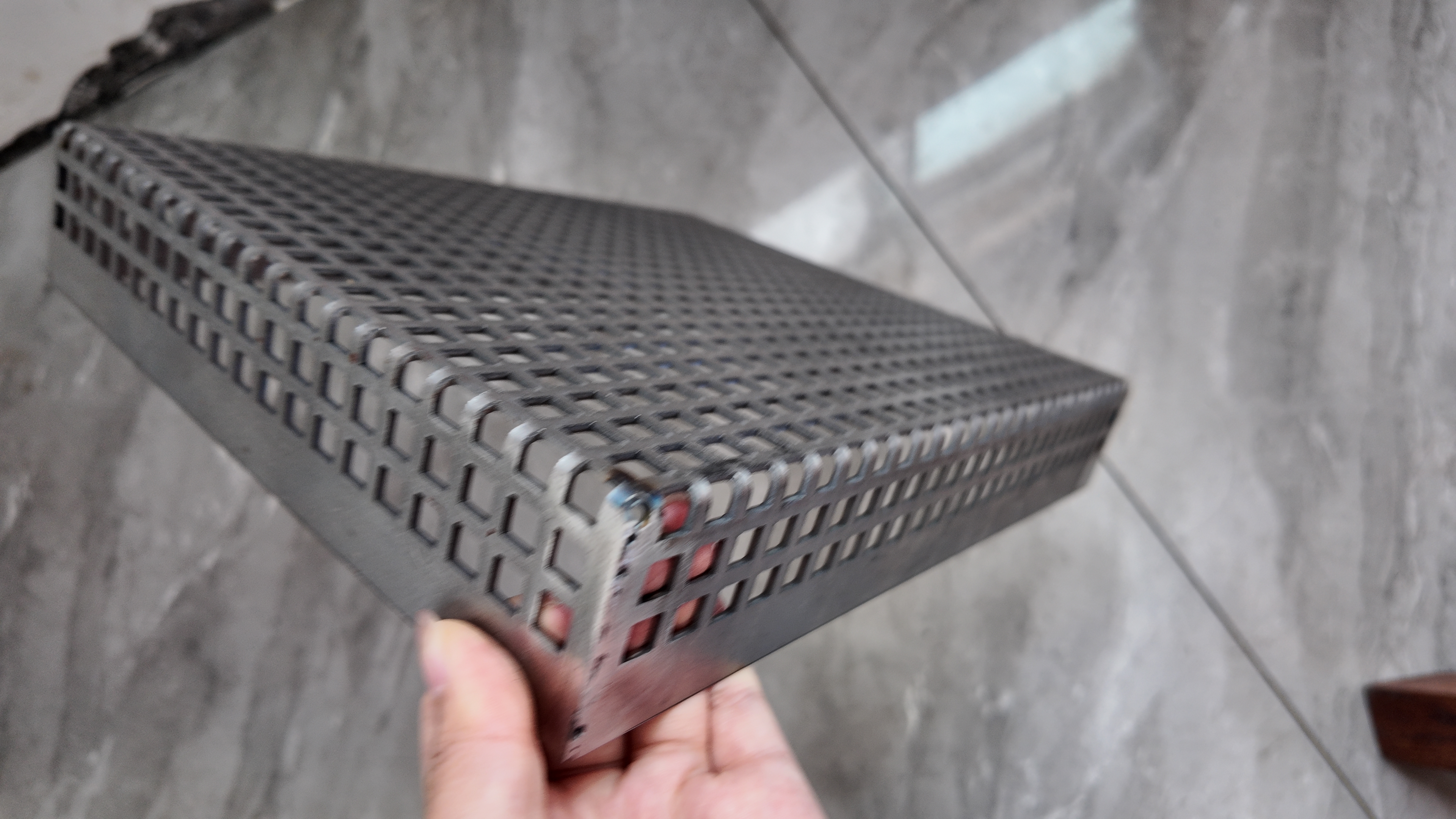 Aluminum Perforated Plate With Custom Bending