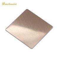 grado de acero inoxidable decorativo 304 Viberation de la chapa 2m m de la longitud de 5000m m