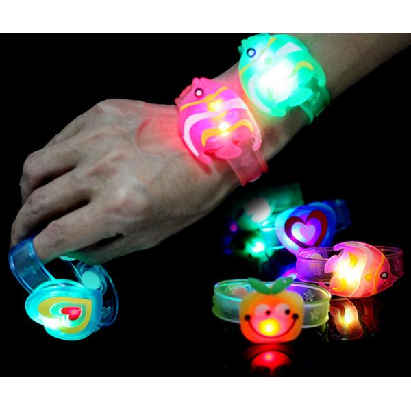 Halloween glow bracelets Flash wrist band Halloween props bar