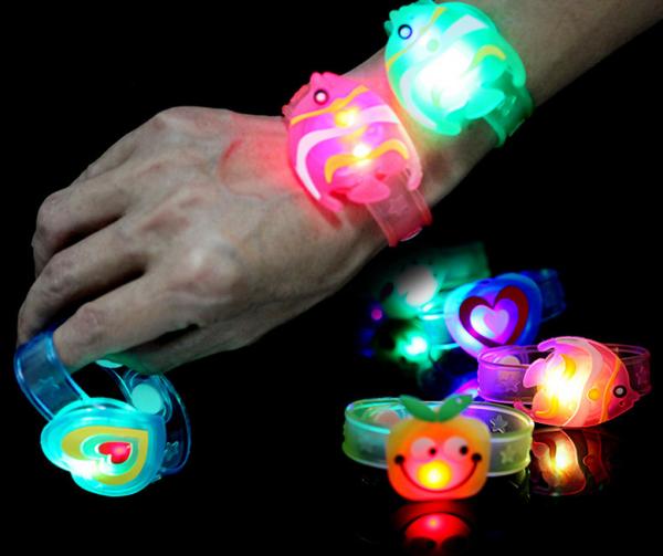 Halloween glow bracelets Flash wrist band Halloween props bar