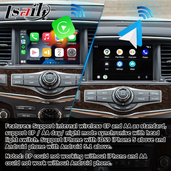 Infiniti QX80 QX56 Z62 carplay android авто многопальцевый HD сенсорный экран upgarde IT08