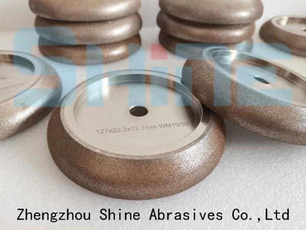 127x22.2x12.7mm Electroplated CBN Sharpening Wheel For Band Saws