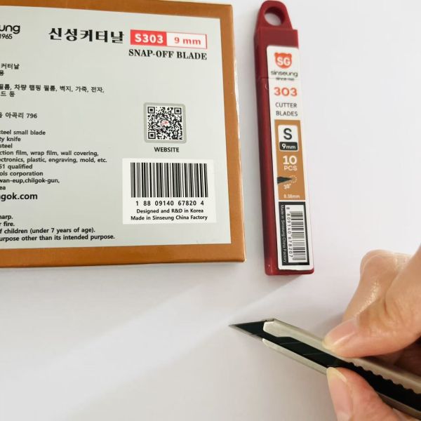 Precision Paper Cutting 30 Degree Snap Off Blades With 9mm Width