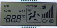 Controlador de ar condicionado para automóveis HTN LCM Lcd Seven Segment Display