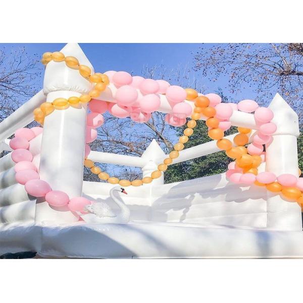 Custom Party Rental Entertainment Jumping Castles White Bubble Bounce House