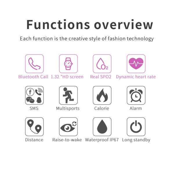 умный браслет тарифа сердца 250ma ABS ПК контроля сна Tft 1,32 дюймов