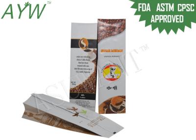 Os sacos de café selados válvula 8oz, folha alinharam sacos de empacotamento do feijão de café para o café do bolo de Austrália