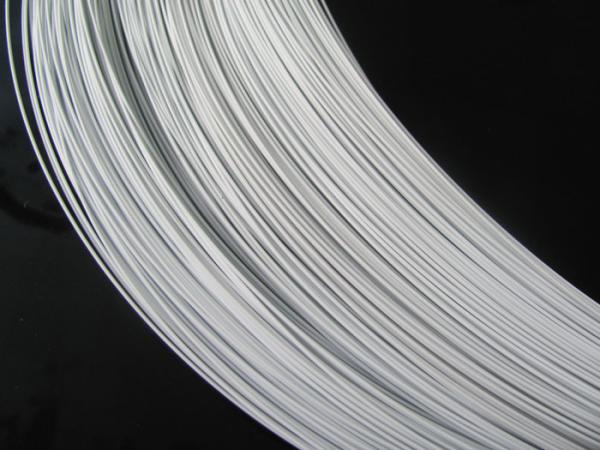 Nylon Coated 0.9mm Hook And Eye Wire White Good Dyabilty 20kg Coil