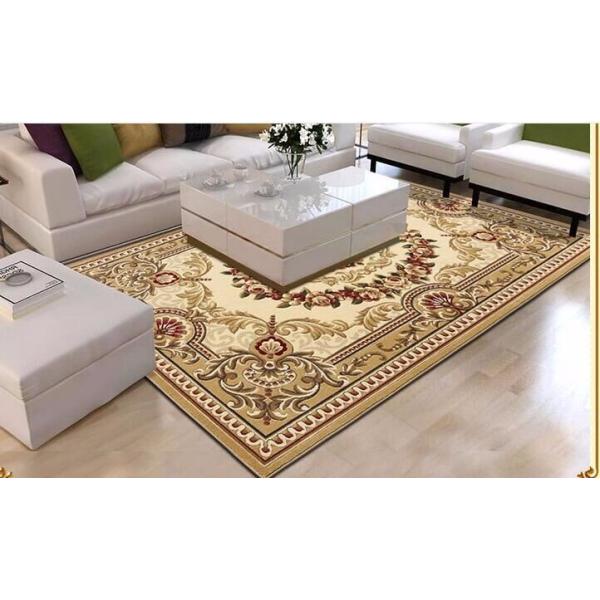 New Chinese style flower polypropylene wilton area rug