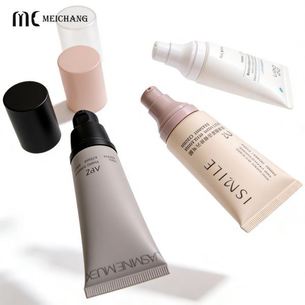 15ml 30ml 50ml 80ml 100ml Airless Freshness-Lock Hand Cream Tube with Pump, Custom Premium Packaging, Leak-Proof Eco Container (MC-707)
