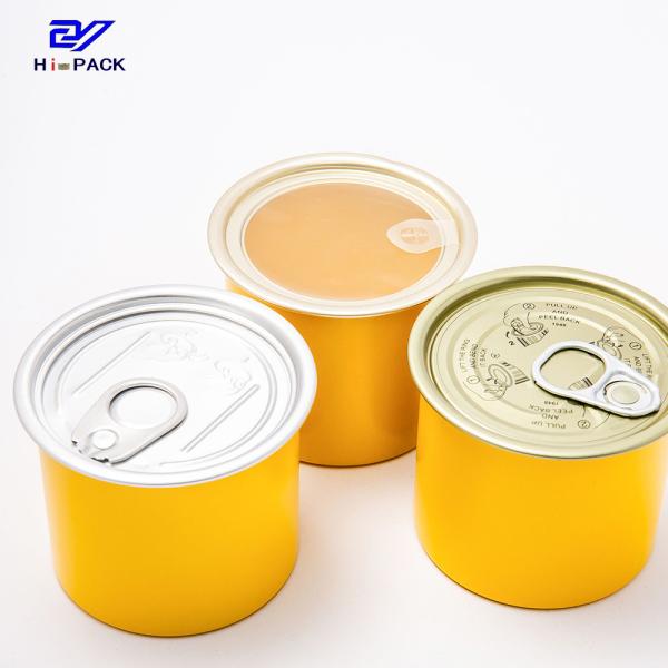 Канистры для пищевых продуктов из круглых оловянных банок D65*48,5 мм