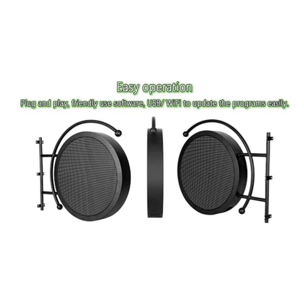 Round Led Display Double Sided led display P4.28 LED Screen Dia-600mm Circular LED Display