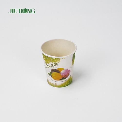 5oz 6oz Single Wall Kraft Biodegradable Paper Cups For Coffee Milk Tea
