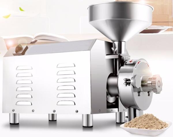 3kw Grain Flour Mill , 60kg/h 220V Commercial Wheat Grinding Machine