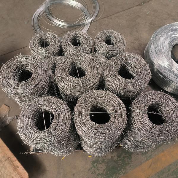 Steel Wire Material Razor Barbed Wire Durable  Single Strand Double Twisted