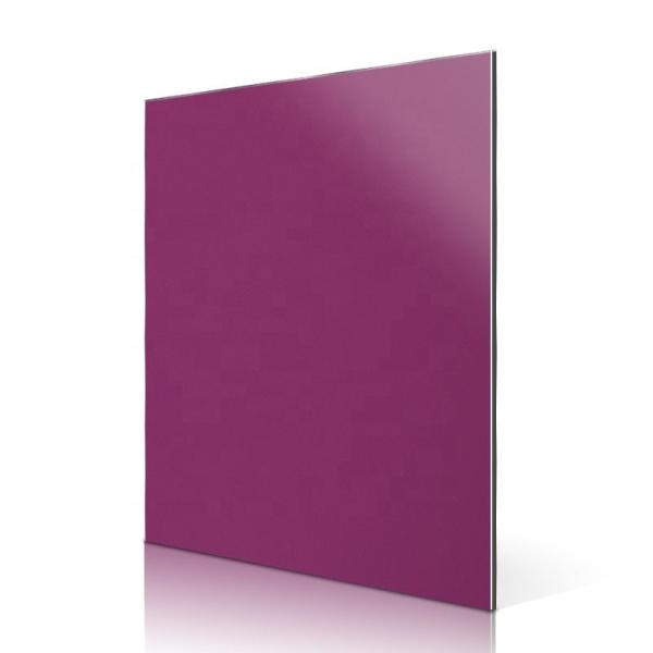 PVDF Aluminum Composite Panel , Curtain Wall ACP Aluminum Cladding RAL Color