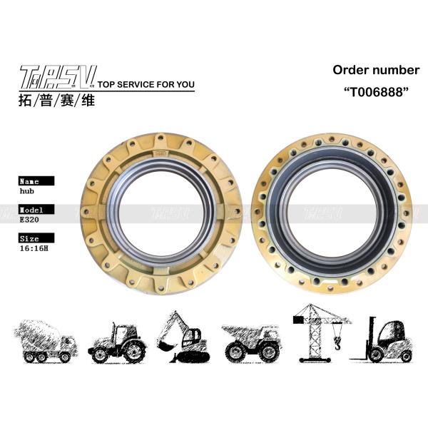 Wear Resistance E320 Excavator Final Drive Hub 114-1486 Bolt Installation