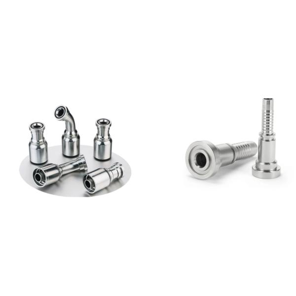 Female Polished Stainless Steel Pipe Fitting Multipurpose For Hydraulic Pipe