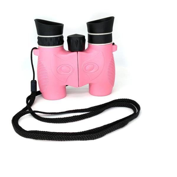 Optical Bak4 Prism 6x21 Childrens Pink Binoculars Shockproof