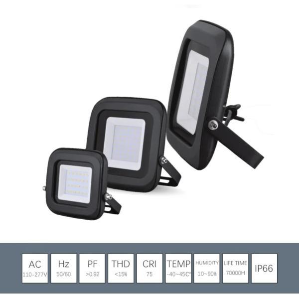 Outdoor Slim Led Ip68 Smd Narrow Beam Floodlight