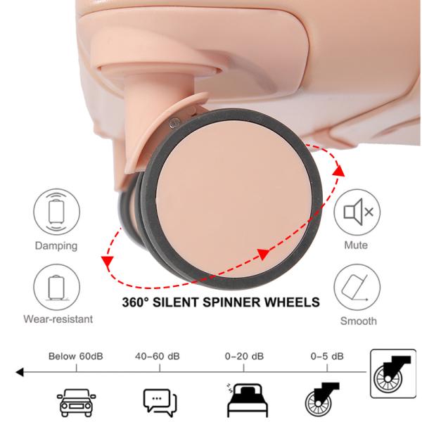 Valise de voyage multifonctionnelle à la mode, de bonne qualité, pratique pour les voyages, valise en aluminium de 26 pouces