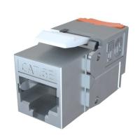 L'or trapézoïdal de pouce de la prise 50u de ftp CAT5E Jack Toolless RJ45 a plaqué
