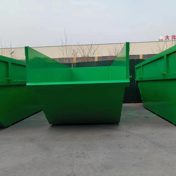 2m3 -12m3 Skip Bin 4-5mm Floor 3-4mm Sidewalls Hook Lift Skip Bin Manufacturer