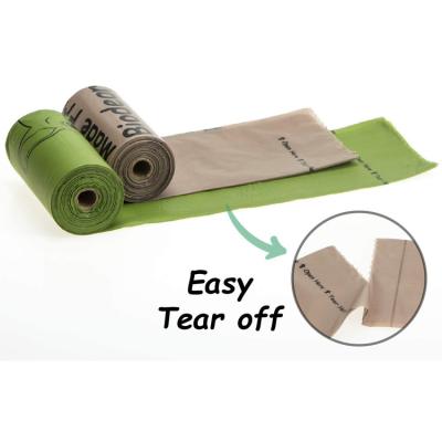 O tombadilho avaliado do cão da terra 9*13inches Compostable de 100% ensaca o material grosso