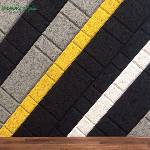 Interior Decoration 1200*2400mm Wood Wool Acoustic Absorption Panels