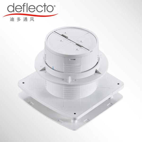 Deflecto Bathroom Ventilation Fan 4'' 10mm / 6'' 150mm White Sensor Exhaust Fan