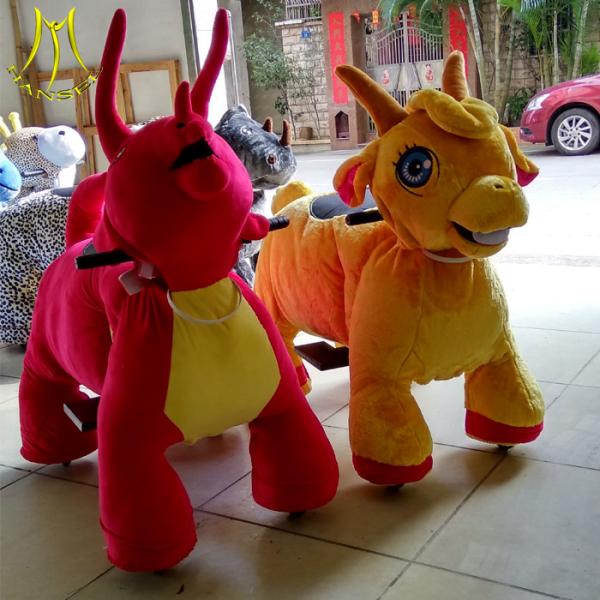 Hansel  electronic kid riding car in shopping mall electric animal toy ride on for sale