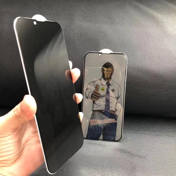 Anti Dust 9H Privacy Screen Protector Tempered Glass Blue Gorilla