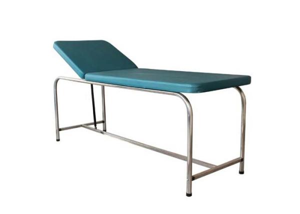 Stainless Steel Exam leather adjustable couch (ALS-EX104)