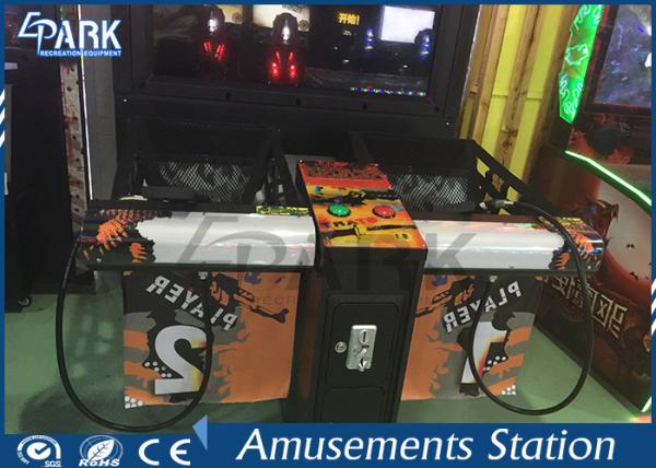 Indoor Shooting Game Machine Coin Operated / RAMBO Arcade Game 5 Stages