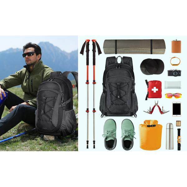 Hiking Backpack 40L Waterproof Camping Backpack Lightweight Packable Backpack for Women Men Outdoor Travel Daypack