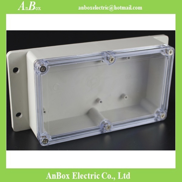 158*90*46mm wall mounting plastic abs electrical junction clear wall mounted electric box
