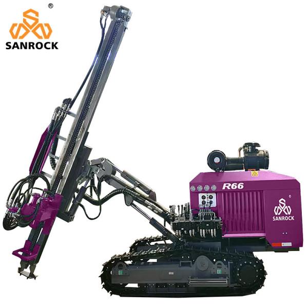 Surface Drilling Machine Mining DTH Drilling Rig Rotate Speed 180r/min Crawler Drilling Rig