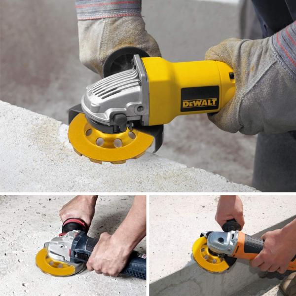 180mm 7 Inch Diamond Cup Concrete Grinding Wheel  V Shape Teeth