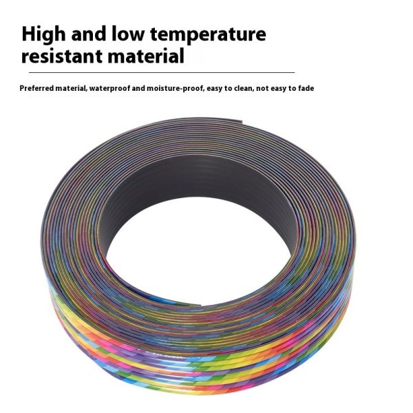Plastic Gold Car Trim Strip Furniture Upholstery Bed Decorative Strips Edge Sofa PVC Edge Banding Without Tape