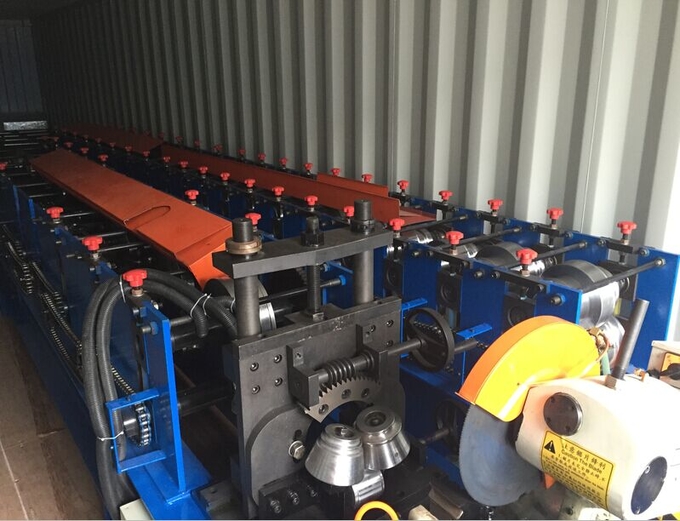 Galvanized Steel 12m/Min Metal Roof Deck Roll Forming Machine 0.3-0.8mm
