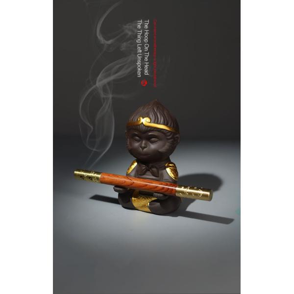 Gift Aromatherapy Roller Ball Pen Chinese Style Monkeyking Golden Cudgel Hooped Rod