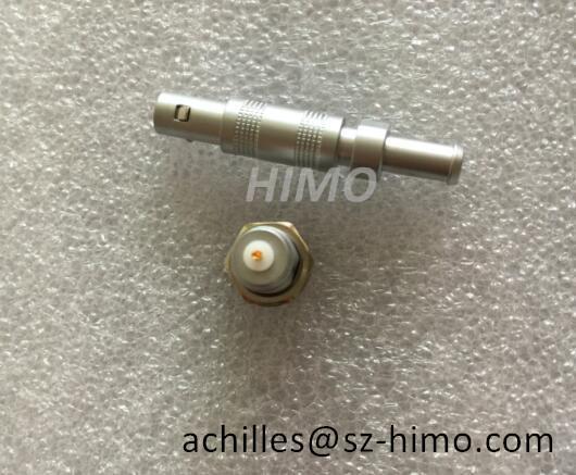 high quality saving cost S series lemo push pull coaxial connector half-moon model