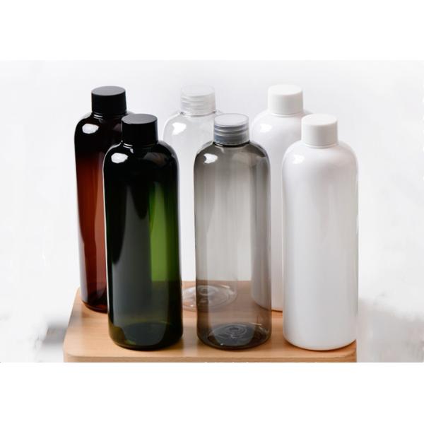 500ml Clear Amber  Black Plastic Lotion Bottle For Skincare Packaging