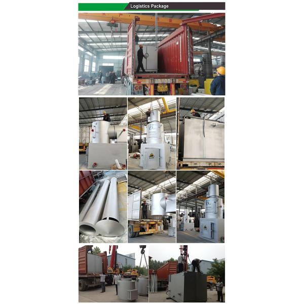 Завод по переработке отходов сортировка твердых отходов Оборудование для сжигания твердых отходов Животный сжигатель с 1