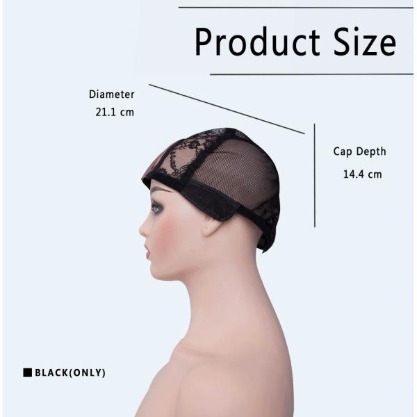 Tight Airy Exquisite Sewing lace Spandex Wig Cap 20g For Women